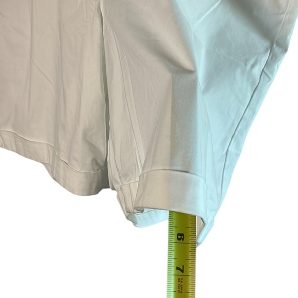 J Jill  cotton shorts, NWT,sz 28W, white ,elastic side waist band,coastal,beach - Picture 13 of 13